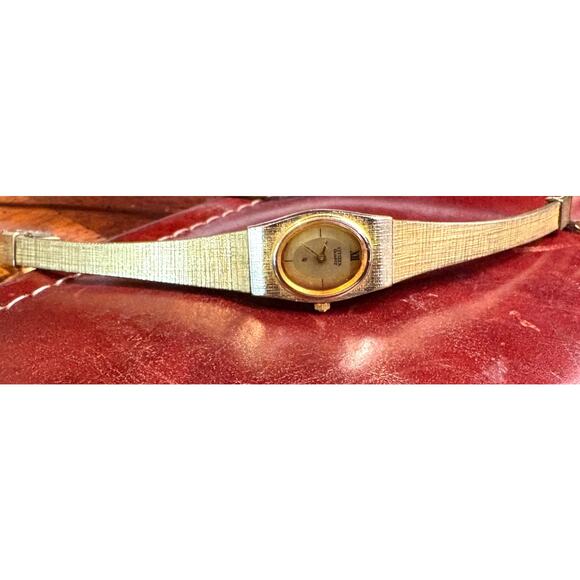 VTG Women's Gold Tone Citizen Watch, 32-1363 - Picture 2 of 5